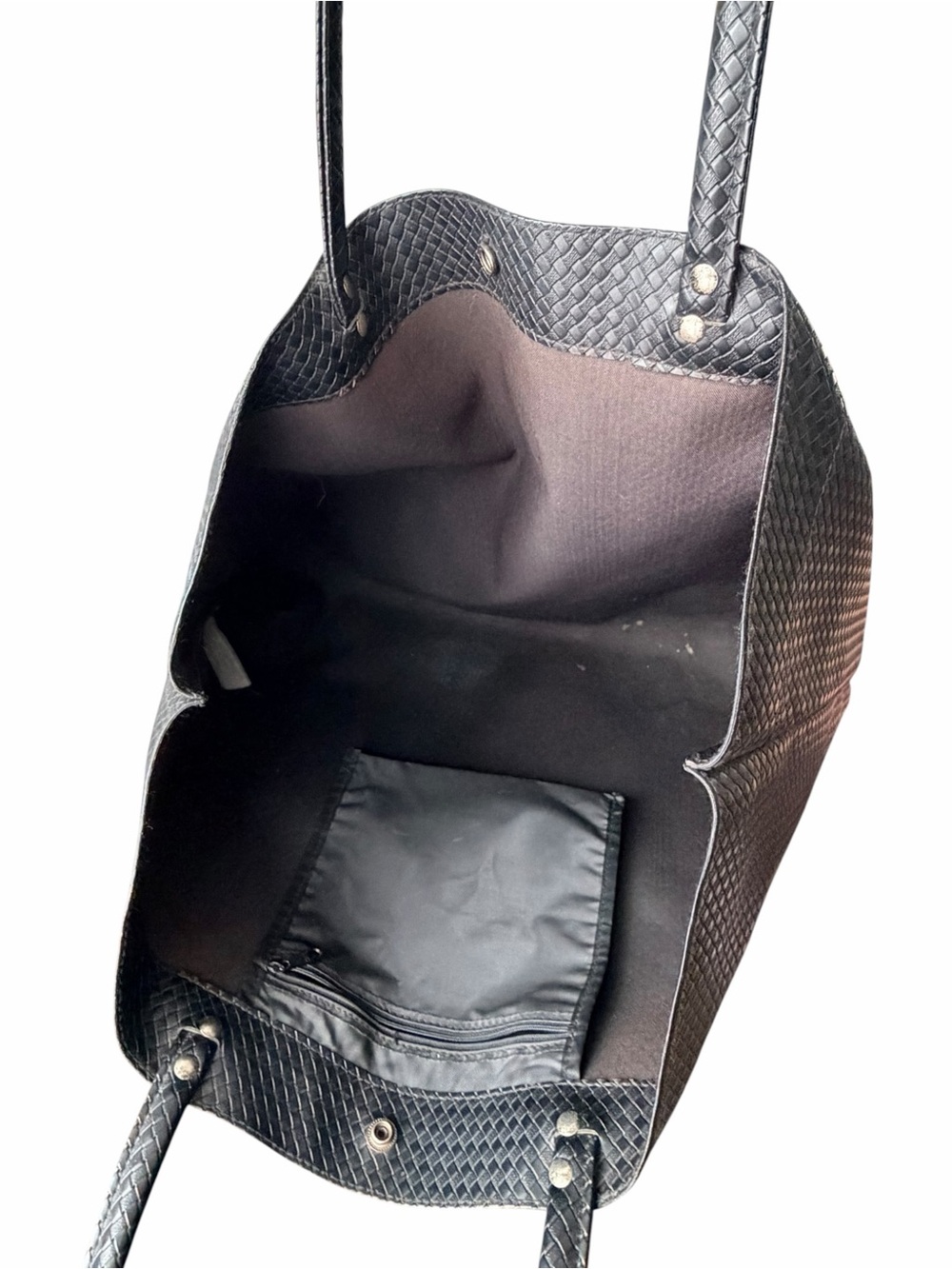Givenchy Fragrance Black Woven Tote- Large - Picture 5 of 5